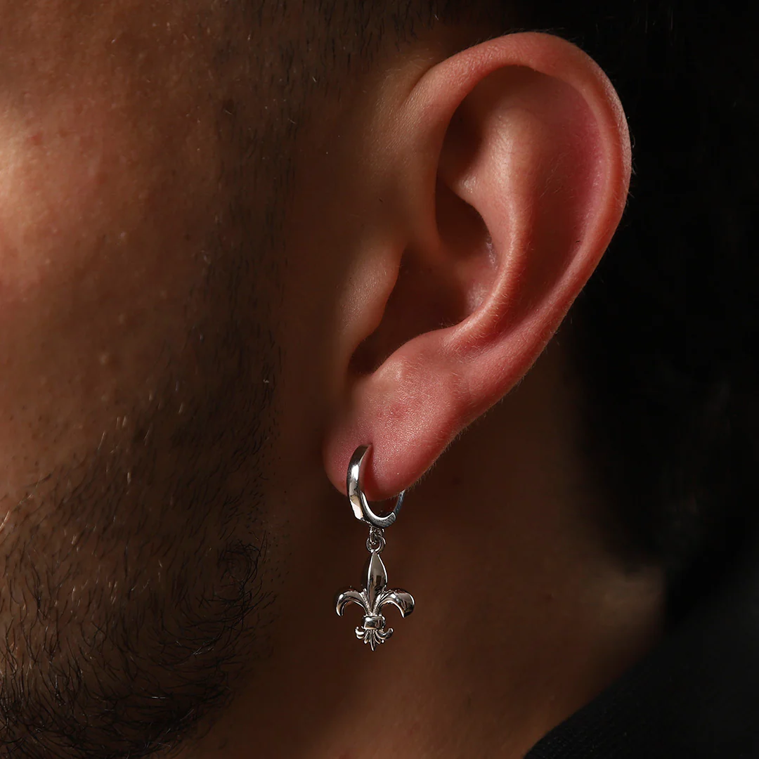 Boucles d'oreilles fleur de Lys Regalia - Image 4