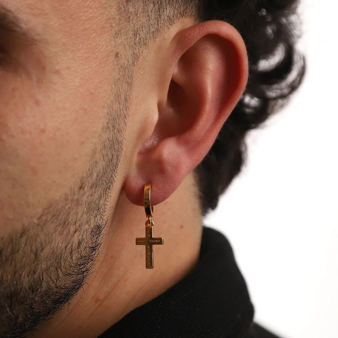 Boucles d'oreilles croix Fides - Image 6