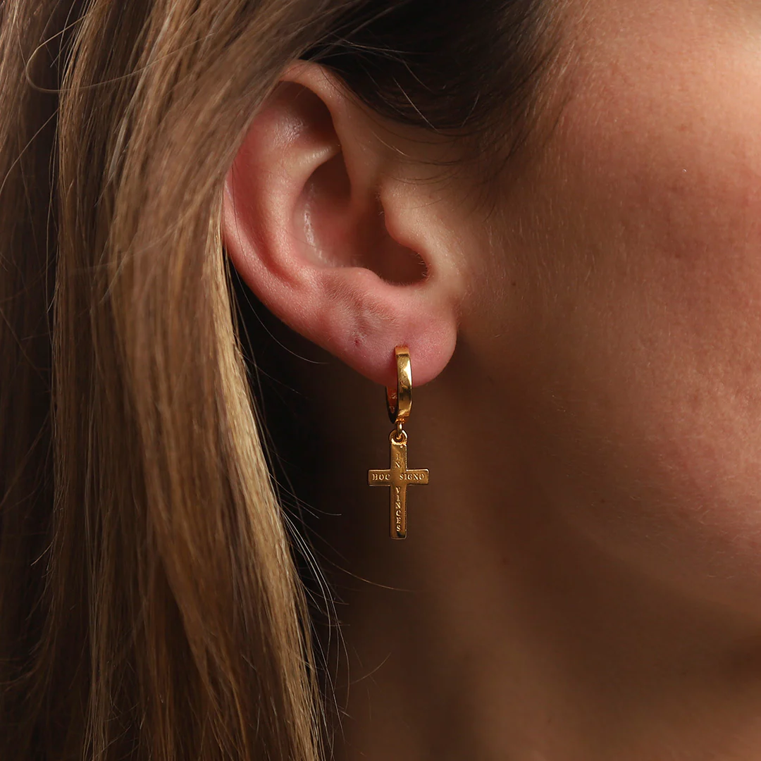 Boucles d'oreilles croix Fides - Image 7