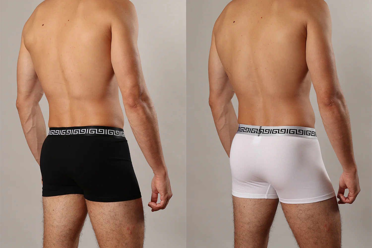 Lot de quatre boxers en coton stretch - Image 4