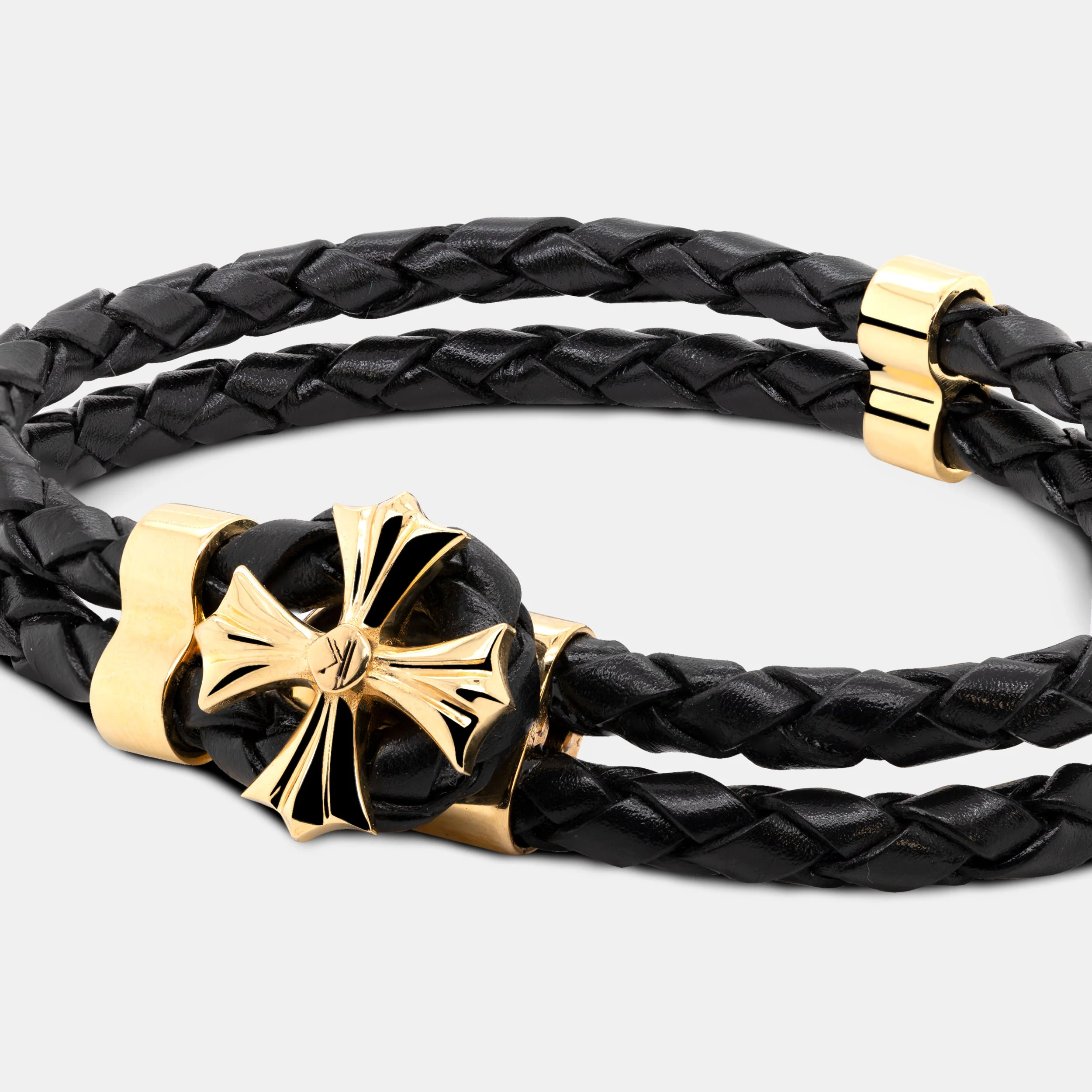 Bracelet Aeternam en cuir tressé - Image 4
