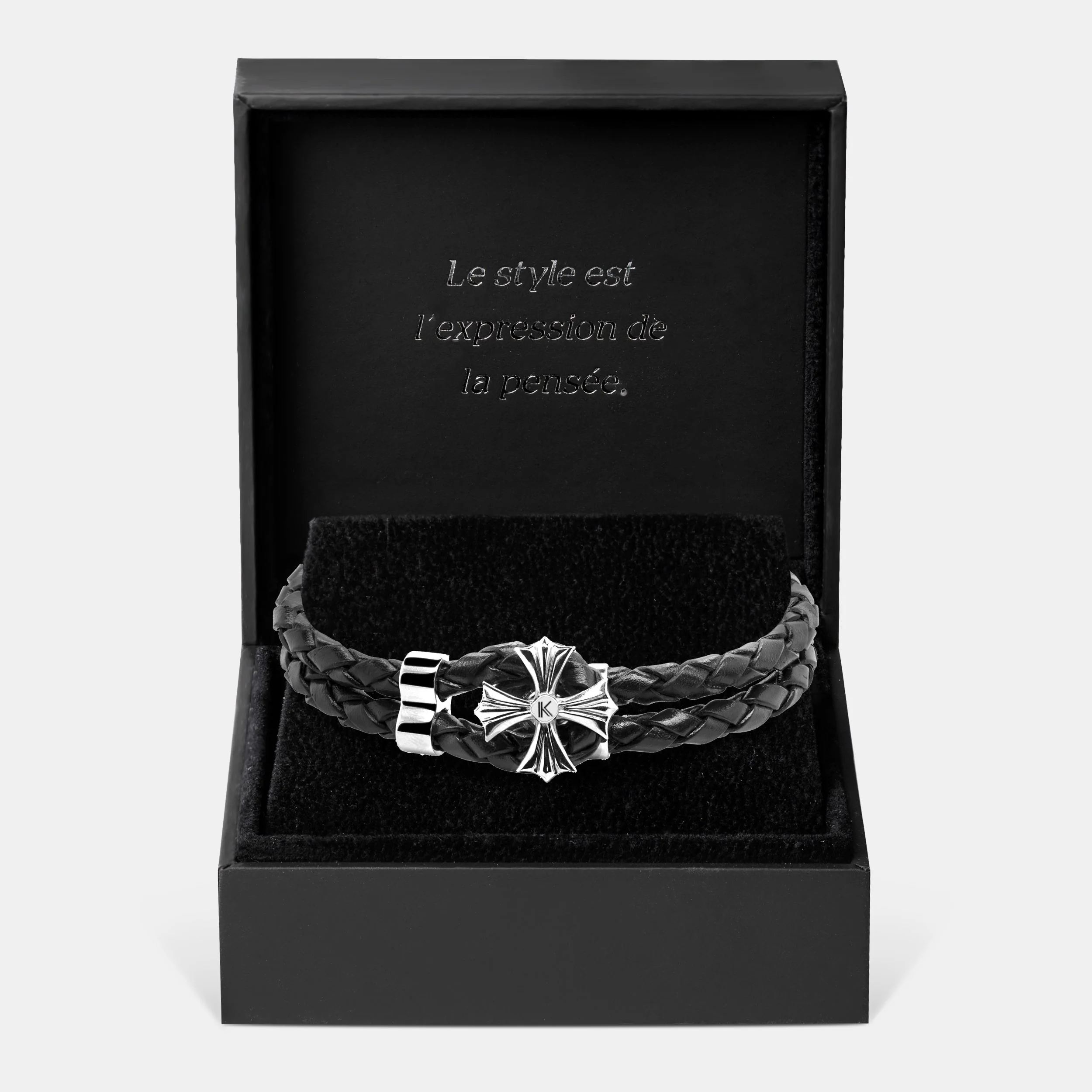 Bracelet Aeternam en cuir tressé - Image 5