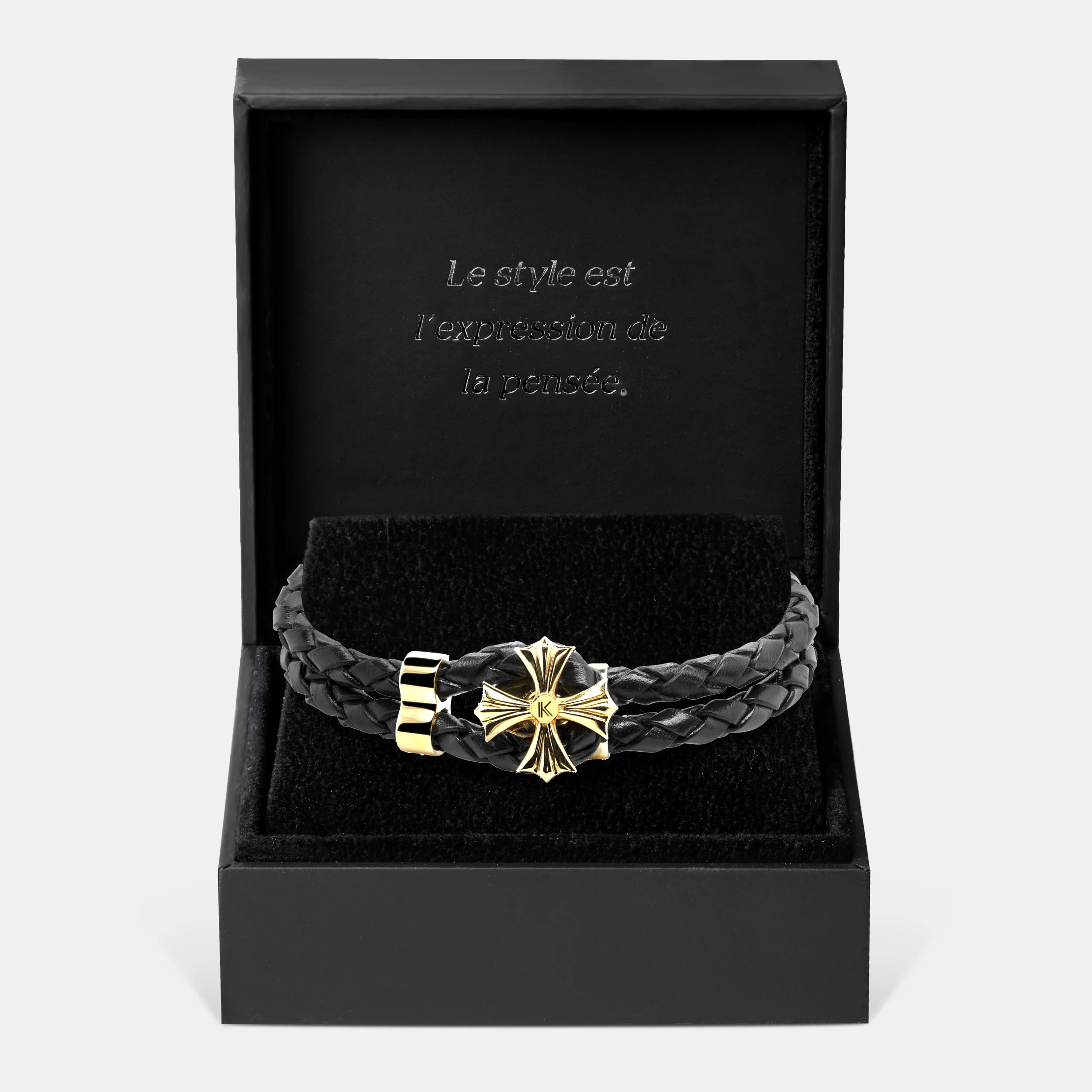 Bracelet Aeternam en cuir tressé - Image 6