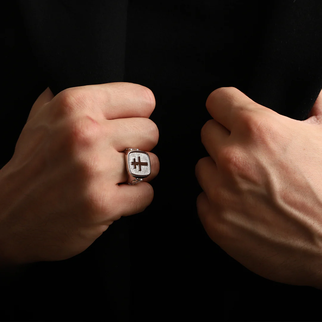 Chevalière Croix de Lorraine "Résistance" - Image 5