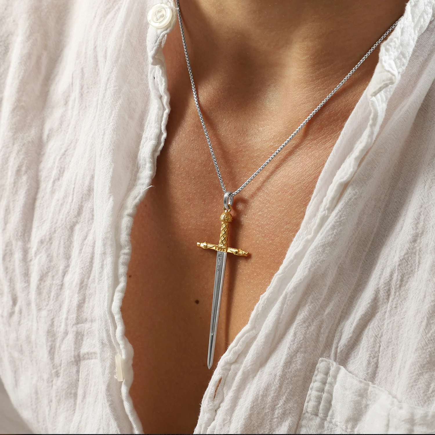 Collier "Joyeuse" épée des rois de France - Image 3
